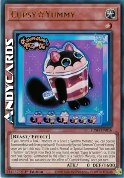 CUPSY☆YUMMY • Ultra R • JUSH EN016 • 1Ed • Yugioh! • ANDYCARDS - Image 1