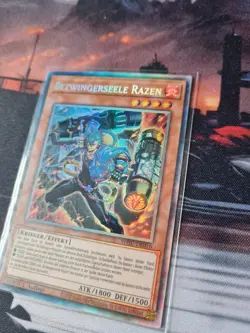 Yugioh Bezwingerseele Razen Collectors Rare WISU DE016 - Image 3