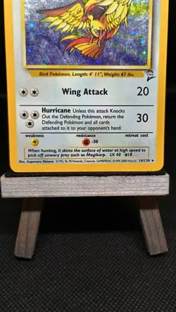 Pokemon TCG - Pidgeot, Wigglytuff, Clefable(SWIRL) - Base 2 Holo Card Lot (MP) - Image 4