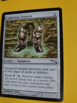 Lightning Greaves. Mirrodin. Artifact. Magic the Gathering Card. - Image 2