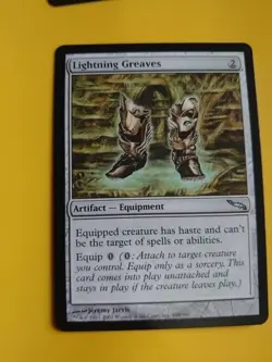 Lightning Greaves. Mirrodin. Artifact. Magic the Gathering Card. - Image 3