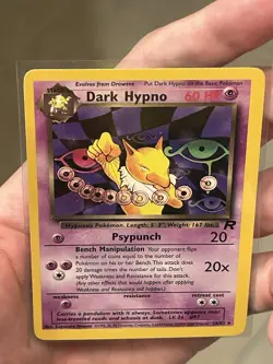 Pokemon TCG Dark Hypno 26/82 Team Rocket Vintage Rare Card Non Holo LP - Image 4