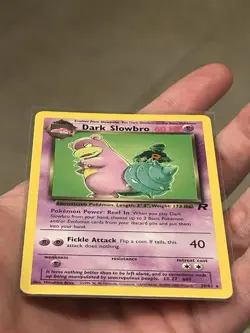 Pokemon TCG Dark Slowbro 29/82 Team Rocket Non Holo Vintage Rare Card LP - Image 3