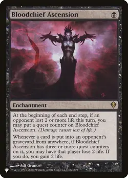 MTG - Bloodchief Ascension - The List [Zendikar (082/249)] NM - Image 1