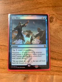 x1 MTG Icy Blast LP + FOIL Khans of Tarkir Rare Magic the Gathering - Image 1