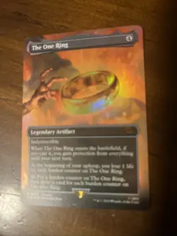 The One Ring - Foil BORDERLESS - The Lord Of The Rings Magic MTG - P 0451 - Image 1