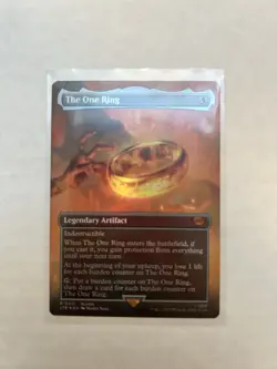 The One Ring - Foil BORDERLESS - The Lord Of The Rings Magic MTG - P 0451 - Image 1