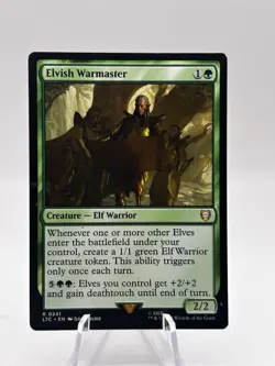 Elvish Warmaster 0241 Lord Of The Rings Commander LTC MTG NM - Image 1