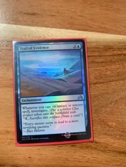 x1 MTG Trail of Evidence LP+ FOIL (093) Shadows over Innistrad SOI Magic - Image 1
