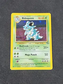 Pokemon Jungle "Nidoqueen" 7/64 / Holo Rare / Moderately Played - Image 1