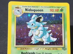 Pokemon Jungle "Nidoqueen" 7/64 / Holo Rare / Moderately Played - Image 2