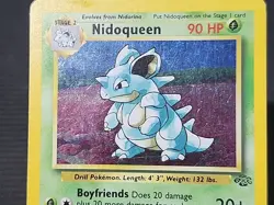 Pokemon Jungle "Nidoqueen" 7/64 / Holo Rare / Moderately Played - Image 3