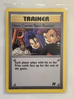 Pokemon TCG Here Comes Team Rocket 71/82 Unlimited Rare Vintage Card LP - Image 1