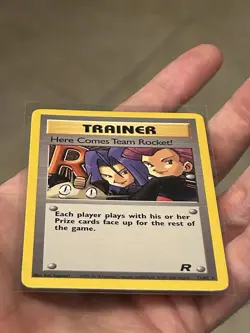 Pokemon TCG Here Comes Team Rocket 71/82 Unlimited Rare Vintage Card LP - Image 3