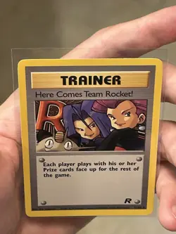 Pokemon TCG Here Comes Team Rocket 71/82 Unlimited Rare Vintage Card LP - Image 4