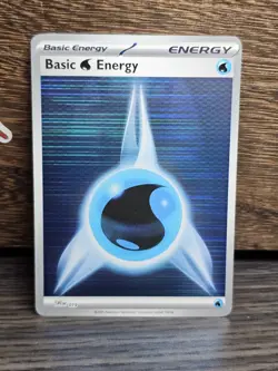 Water Energy - Pokemon TCG Black Bolt & White Flare (Horizontal Holo) Card #019 - Image 1