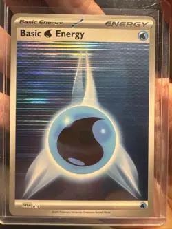 Water Energy - Pokemon TCG Black Bolt & White Flare (Horizontal Holo) Card #019 - Image 1