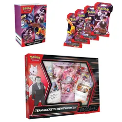 Pokemon Destined Rivals Mewtwo Ex Box Booster Bundle + Packs LOT - Image 1
