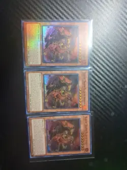 Blaster, Dragon Ruler of Infernos x3 RA03-EN010 Super Rare 1st Edition YuGiOh - Image 1