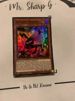 ROXROSE DRAGON - 1st EDITION LIOV-EN009 ENGLISH Yu-Gi-Oh! CARD SUPER RARE HOLO* - Image 3