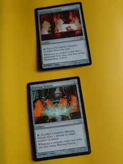 Summoning Station & Blasting Station Fifth Dawn. VG Magic the Gathering 2 Card. - Image 1