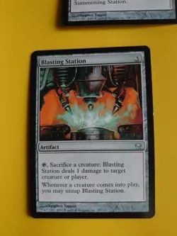 Summoning Station & Blasting Station Fifth Dawn. VG Magic the Gathering 2 Card. - Image 2