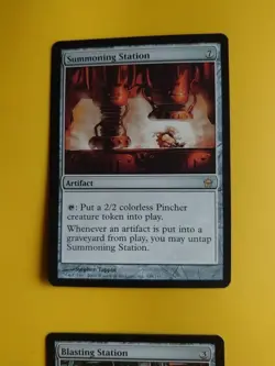 Summoning Station & Blasting Station Fifth Dawn. VG Magic the Gathering 2 Card. - Image 5