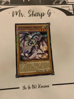 ALEXANDRIT-DRACHE - 1. AUFLAGE BP02-DE004 DEUTSCH Yu-Gi-Oh! CARD FOIL RARE 2013 - Image 2