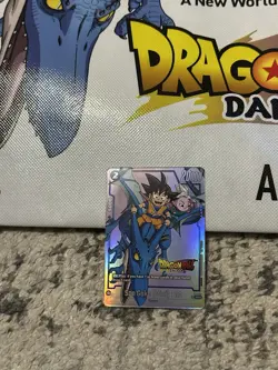Dragon Ball Daima Card Son Goku Mini DA Promo World Tour Fusion Exclusive FP-024 - Image 2