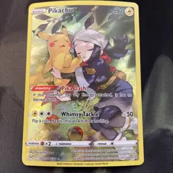 Pikachu TG05/TG30 Swsh11: Lost Origin Trainer Gallery Holo Pokemon Card Electric - Image 1