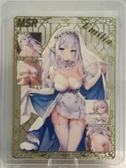 Sexy Waifu Goddess Story Metal Card - Emilia - MSR! 🔥🔥 - Image 1