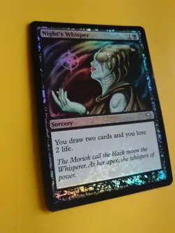 Night's Whisper. FOIL Sorcery. Fifth Dawn. VG Magic the Gathering Card. - Image 3
