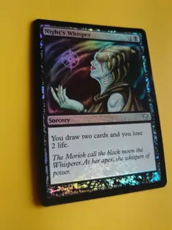 Night's Whisper. FOIL Sorcery. Fifth Dawn. VG Magic the Gathering Card. - Image 4