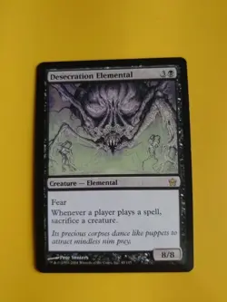 Desecration elemental. Rare Fifth Dawn. Magic the Gathering Card. - Image 1