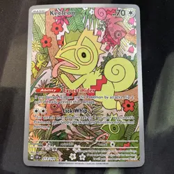 Kecleon 213/191 Sv08: Surging Sparks Holo Pokemon Card Normal Type Full Art - Image 1