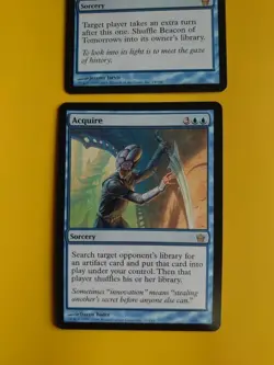 Beacon of Tomorrows & Acquire Rare Sorcery Fifth Dawn MTG 2 Card. - Image 2
