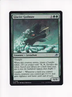 MAGIC THE GATHERING MTG EDGE OF ETERNITIES GLACIER GODMAW (#1) - Image 1