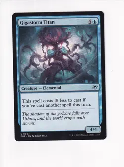 MAGIC THE GATHERING MTG EDGE OF ETERNITIES GIGASTORM TITAN - Image 1