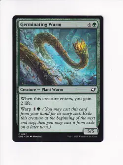 MAGIC THE GATHERING MTG EDGE OF ETERNITIES GERMINATING WURM (#3) - Image 1