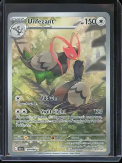 Unfezant Pokemon Card (Black Bolt 150/086) Illustration Rare - Image 1