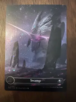 Swamp : MTG *Borderless Galaxy Foil* - Edge of Eternities #0369 / NM - Image 1