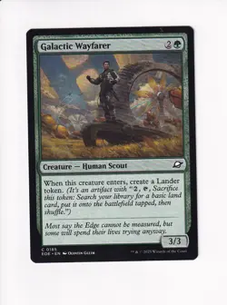 MAGIC THE GATHERING MTG EDGE OF ETERNITIES GALATIC WAYFARER (#3) - Image 1