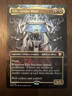 Kilo, Apogee Mind : MTG (Borderless) Commander: Edge of Eternities #0003 - Image 1