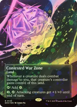MTG - Contested War Zone - Galaxy Foil - Stellar Sights - Edge of Eternities - Image 1