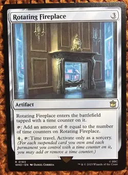✨Rotating Fireplace✨ MTG | Universes Beyond: Doctor Who | NM/M | R 0183 - Image 1