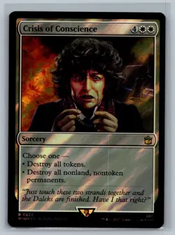 Magic MTG Universes Beyond: Doctor Who Crisis of Conscience (Surge Foil) #0622 - Image 1