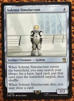✨Solemn Simulacrum✨ MTG | Universes Beyond: Doctor Who | NM/M | R 0246 - Image 1