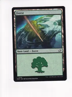 MAGIC THE GATHERING MTG EDGE OF ETERNITIES FOREST 0276 (#2) - Image 1