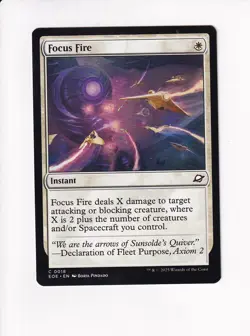 MAGIC THE GATHERING MTG EDGE OF ETERNITIES FOCUS FIRE (#3) - Image 1