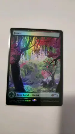 Mtg Forest Year Of The Snake Foil Promo 2025 P 006 PRM APAC Snake Magic - Image 1